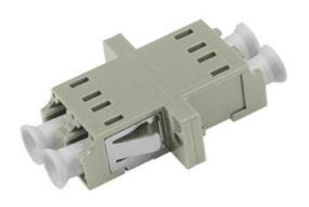 125 μm Faserdurchmesser APC LC-Adapter mit Poliertyp