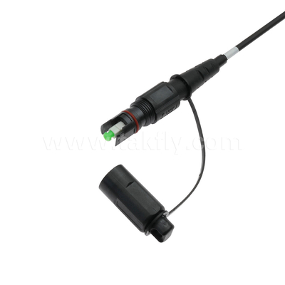 Wasserdicht 1X4 Mini Supertap Terminal Schließung Typ Glasfaser PLC Splitter mit Supertap weibliche Optitap kompatible Steckverbinder