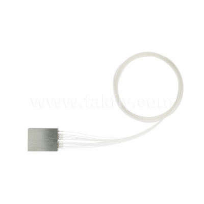 Industrie-Typ 16CH Ultra-Kompakte DWDM Mux Demux, 100 GHz C18-C48, hochaugenaue Wellenlänge, einseitige Faserausgabe