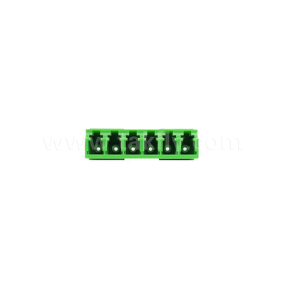 LC/APC 6-Wege-Adapter, SM OS2, Grün, ohne Flansche Einzelmodus für Netzwerk