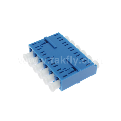 LC/UPC 6-Wege-Adapter, SM OS2, Blau, ohne Flansche Einzelmodus für Netzwerk