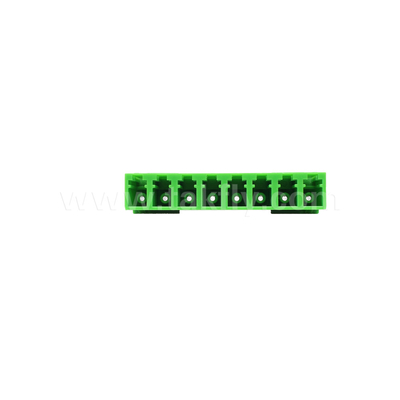 LC/UPC 8 Port Single Mode SM OS2, Grün, ohne Flansche Glasfaser Adapter für Telekommunikation