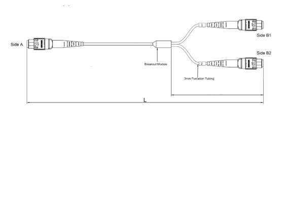Female MPO MTP Multi-mode APC Fiber Mode Connector for Connections