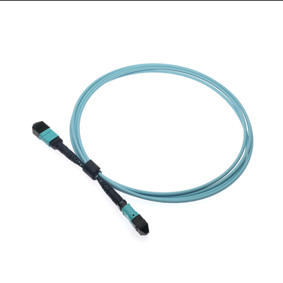 Customized CPR MPO MTP Fiber Optic Cable 62.5/125um Breakout Lengthe 1.5M for Smooth Data Transmission