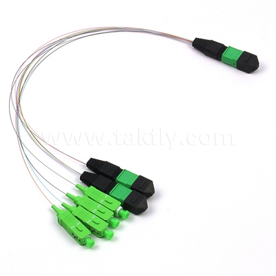 Low Insertion Loss MPO MTP Fiber Optic Connector Standard ≤0.35/0.7 Typical/Max Interchangeability ≤ 0.2dB Length Etc