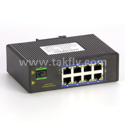 8-Port Industrial Gigabit POE Switch mit SFP DIN-Schienen-Montage