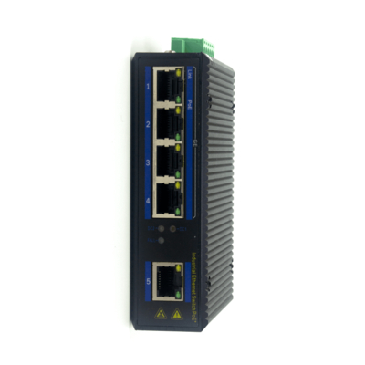 Industrielle POE-Schalter mit 5 Ports Gigabit DIN-Rail Mount IP40