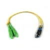OM3 SC Glasfaser Pigtail Multimode Duplex PVC-Hülle