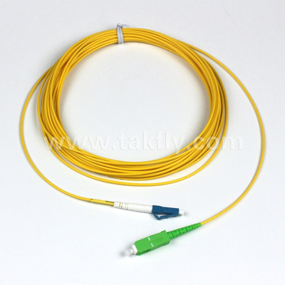 Simplex SC APC zu LC UPC 9/125um OS1 Fiber Patch Cord Verlust von 0,3 dB