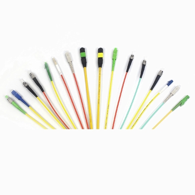 SC/LC/ST/FC Glasfaserpatchkabel 100N Zugfestigkeit PVC/LSZH