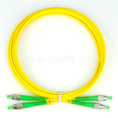LC/UPC to SC/APC Fiber Optic Patch Cord with 3 Years Warranty 100N Lateral Pressure and >10000N Tensile Strength