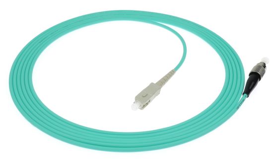 SC-FC Simplex Glasfaser-Patchkabel LSZH/PVC UPC und APC