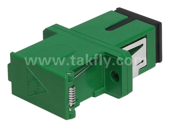 SC/APC Seitenverschlussadapter mit Flansche LSZH/PVC 2M