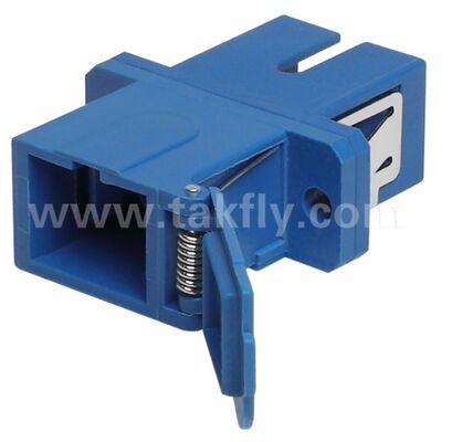 SC/APC Seitenverschlussadapter mit Flansche LSZH/PVC 2M