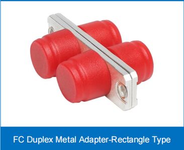 FC-Duplex-Metalladapter-Rechteck Typ APC Grün SM/MM Niedrig IL