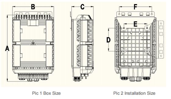 FTKS-1708-24C-16F Glasfaser-Abschlussbox für FTTx-Kommunikationsnetzwerksystem aus China