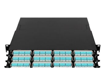 144-Kern-MPO-Patchpanel mit superhoher Dichte