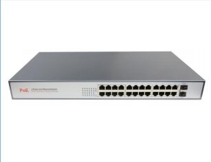 26-Port-Voll-Gigabit-PoE-Glasfaser-Switch – hohe Qualität und auf Lager verfügbar (DF-2F-24GP)