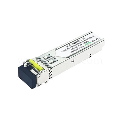 SFP 1,25 Gbps 80 km LC Reach Tx1490nm/Rx1550nm Bidirektionaler optischer Empfänger für Rechenzentrum FTTX