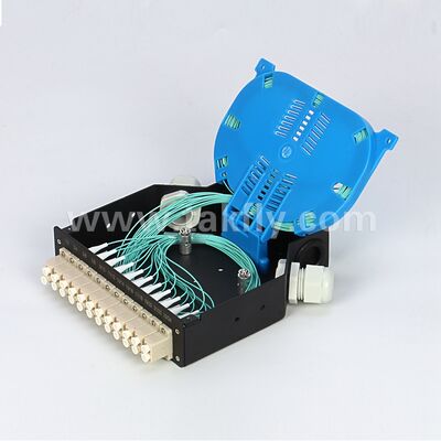 DIN-Schienen-Glasfaser-Anschlusskasten / Glasfaser-Patchpanel / ODF / Optischer Verteilerrahmen / ODF für Glasfaserkabel