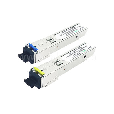 SFP 1.25Gbps 20KM SC Bidirektionale optische Transceiver-Modul für das Rechenzentrum AI FTTX