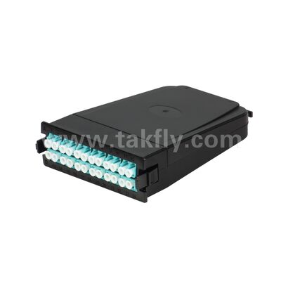 Hohe Dichte 1U 96F MPO MTP - LC SM MM Glasfaser-Patch-Panel / Glasfaser-Chassis / Glasfaser-ODF / Glasfaser-Verteilerbox