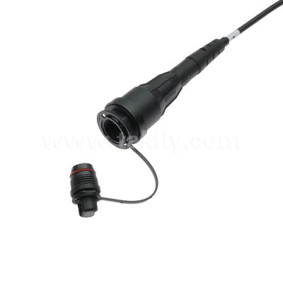 Wasserdichter 1x4 Mini FiberHub-Abschluss ITU-T SM G657A2 2,0 mm Kabel Glasfaser-PLC-Splitter IP68