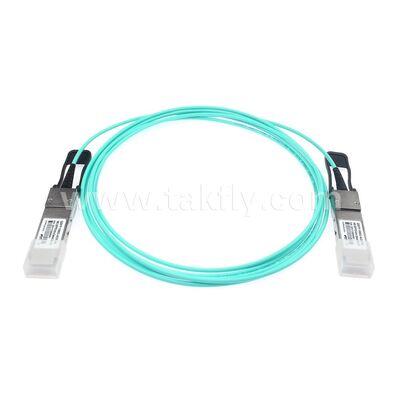AOC aktive optische Kabel Faser 100 Gbps QSFP28 bis QSFP28 für das Rechenzentrum FTTH FTTX