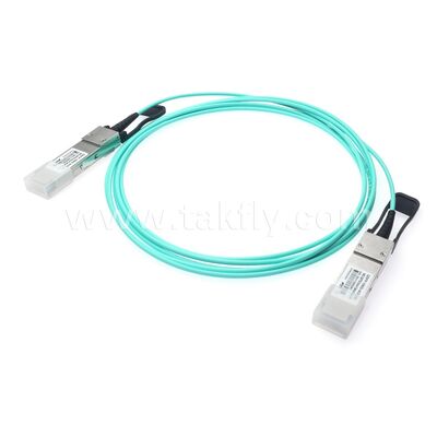 AOC aktive optische Kabel Faser 100 Gbps QSFP28 bis QSFP28 für das Rechenzentrum FTTH FTTX