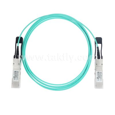 AOC aktive optische Kabel Faser 100 Gbps QSFP28 bis QSFP28 für das Rechenzentrum FTTH FTTX