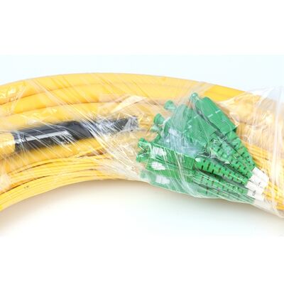 Ultra-High-Density Patch Cord: SC-LC 12F mit innovativer 2,0 mm Mikrotubenstruktur und schmalem 12,5 mm Kabel