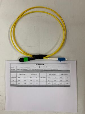 Präzisions-MPO-zu-LC-Breakout-Patchkabel mit 2 Fasern und optionalen APC/UPC-Steckern für flexible Konnektivität