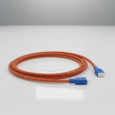 CPR-Qualifizierte SC-Druckfähiges FTTH-Dropkabel Glasfaser-Patchcord mit 3,0 mm TPU-Jackett und G657A2-Faser