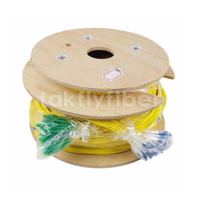 48-Kern-Hochdichte-Glasfaserkabel mit LSZH-Schicht-Multi-Fiber-Kabel-Anlagen