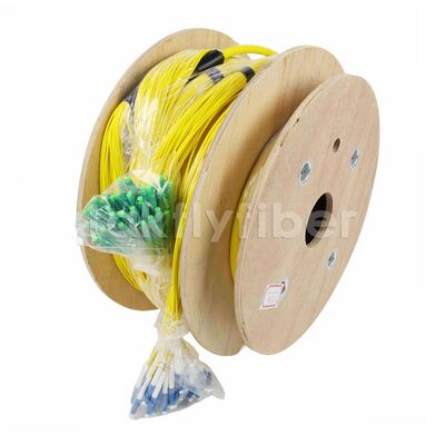 48-Kern-Hochdichte-Glasfaserkabel mit LSZH-Schicht-Multi-Fiber-Kabel-Anlagen