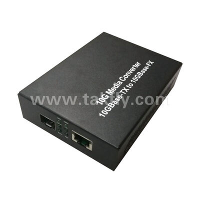 Medienkonverter 10g SFP+ & RJ45 Port Glasfaser für FTTH Data Center Telecom