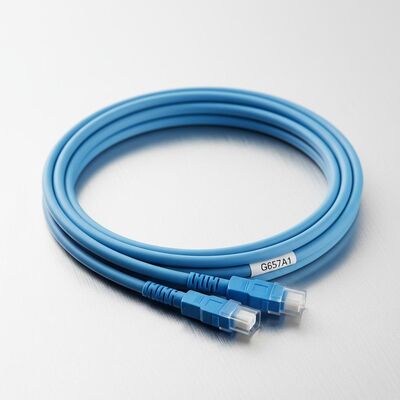 Uniboot Duplex Fiber Optic Patchcord 2.0mm Durchmesser mit G657A1 Faser und LSZH Jacket LC PC-Anschluss
