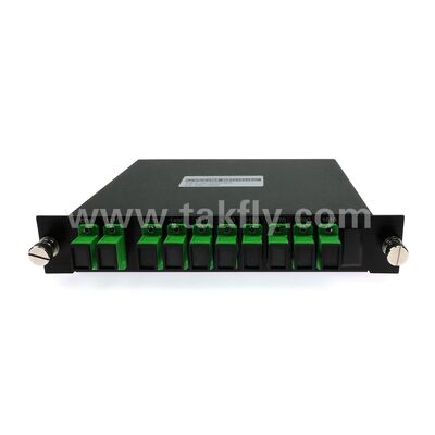 Fiber Optic CWDM 8+1Channel MUX+DEMUX LGX Module for Data Center FTTX
