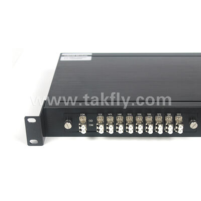 CWDM 8+1Kanal MUX+DEMUX LGX Modul Glasfaser für Rechenzentrum FTTX