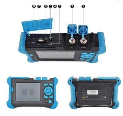 Optisches Zeitbereichsreflectometer otdr Große Touchscreen-Verknüpfung Tasten einfach zu bedienen
