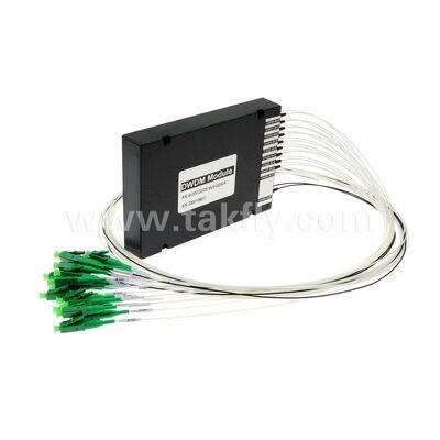 DWDM 8+1Kanal MUX+DEMUX ABS Modul Glasfaser für Data Center Telecom 5G