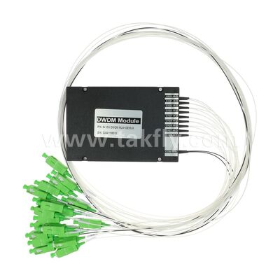 DWDM 8+1Kanal MUX+DEMUX ABS Modul Glasfaser für Data Center Telecom 5G