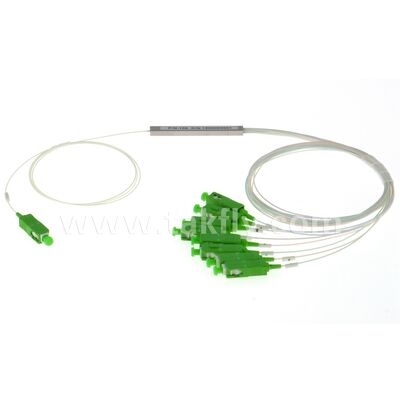 PLC Splitter 1*N Stahlrohr SC APC/UPC 0,9 mm Glasfaser für Rechenzentrum Telekom FTTX