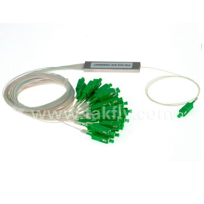 PLC Splitter 1*N Stahlrohr SC APC/UPC 0,9 mm Glasfaser für Rechenzentrum Telekom FTTX