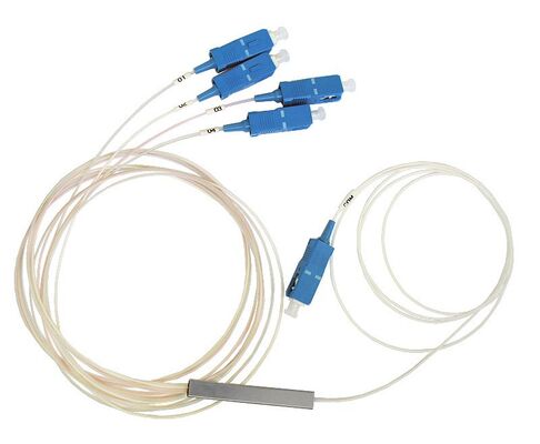 PLC Splitter 1*N Stahlrohr SC APC/UPC 0,9 mm Glasfaser für Rechenzentrum Telekom FTTX