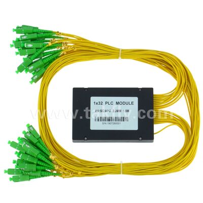 PLC Splitter ABS-Box 1xN SC APC/UPC Glasfaser für Fttx Telekommunikationsdatenzentrum