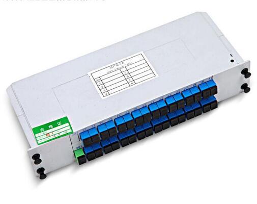 PLC Splitter LGX Einzelmodus G657A SC APC/UPC Glasfaser für Rechenzentrum Telekommunikation FTTx