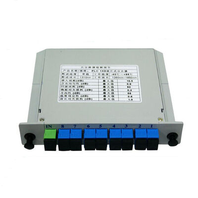 PLC Splitter LGX Einzelmodus G657A SC APC/UPC Glasfaser für Rechenzentrum Telekommunikation FTTx