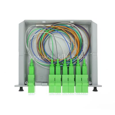 PLC Splitter LGX Einzelmodus G657A SC APC/UPC Glasfaser für Rechenzentrum Telekommunikation FTTx