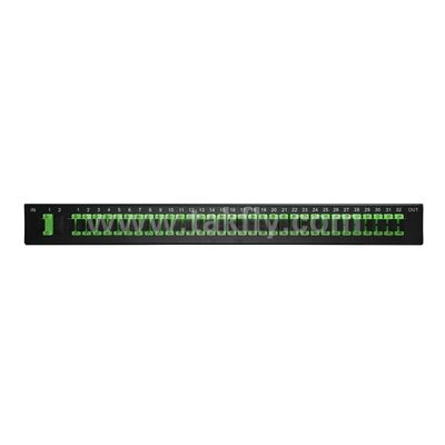 Glasfaser-PLC Splitter Rack Mount Einzelmodus G657A SC APC/UPC für Rechenzentrum Telekommunikation FTTx